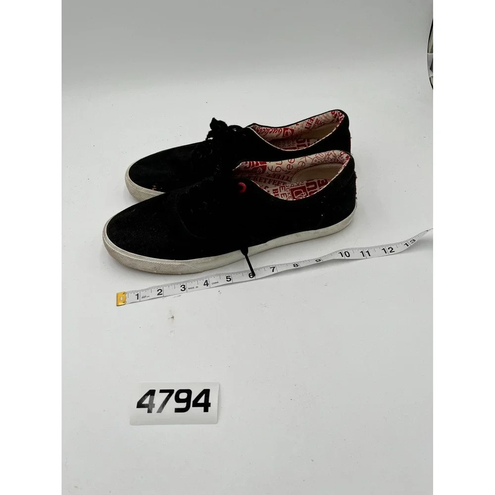 BucketFeet Basic Lace Up 10100-0017-100 Sneakers Shoes Mens US 11 Black Low Top‎
